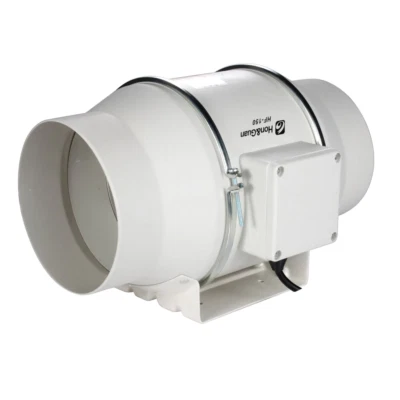 Hon&Guan 6" Duct Fan High Efficiency Inline Fan Mixed Flow Ventilation System Q4 - Image 1 of 4