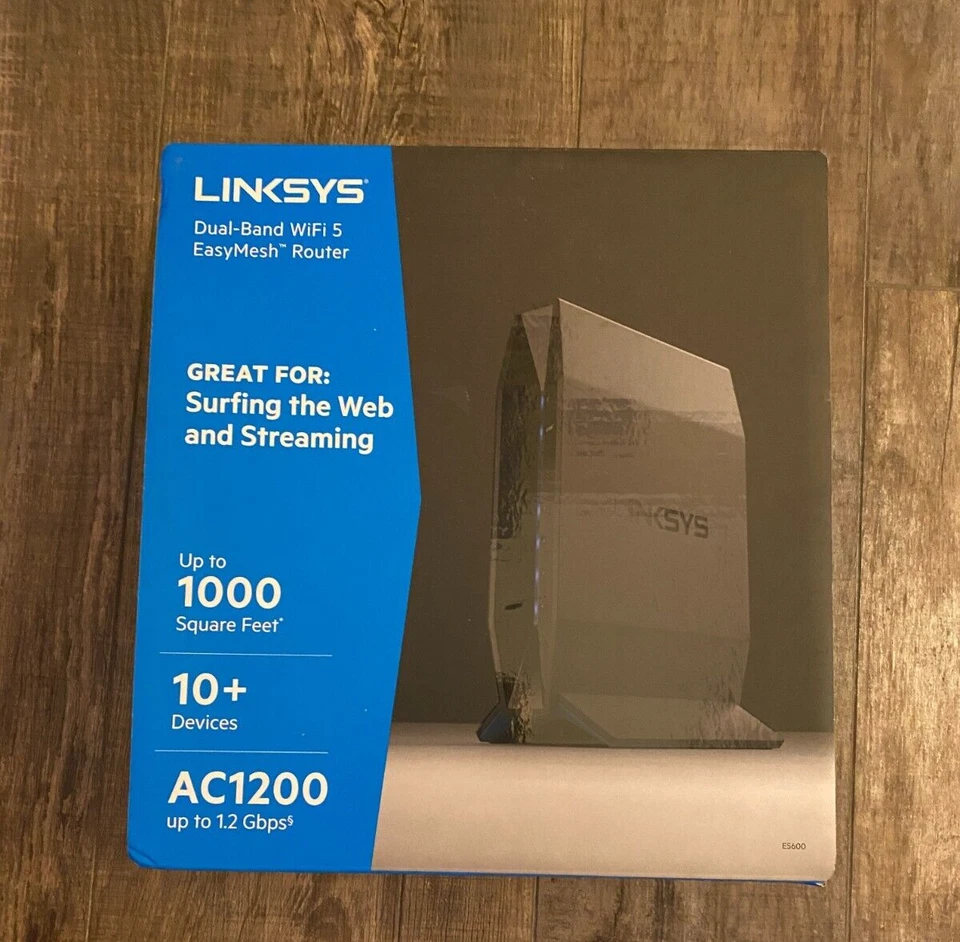 Linksys Ac1200 Wi-fi Router for Home Networking Dual Band Wireless Gigabit WiFi
