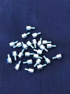 4-40 x 3/16 STEEL JACK SCREW STANDOFFS MALE/FEMALE HEX 3/16 LENGHT ( 25 PCS ) - Picture 1 of 1