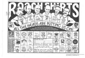 Anuncio de camisetas Roach 1973/Richard Nixon y Watergate Crowd - Imagen 1 de 1