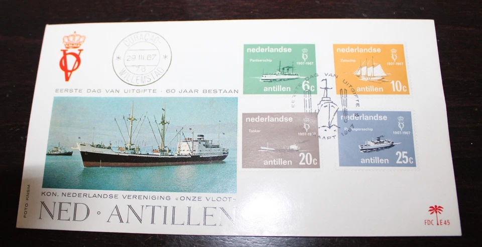 NETHERLAND ANTILLES 1967 Oil Industry  FDC - Image 1 of 2