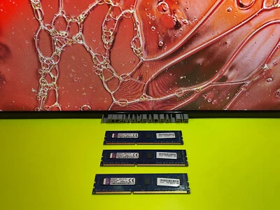 Kingston 4GB PC3-12800U DDR3-1600 Memory HP655410-150-HYCG *KIT of 3* - Image 1 of 4