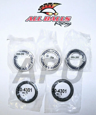 All Balls Rear Wheel Bearings Cr125 Cr250 Crf250 Crf450 Crf450x 25-1250 NEW - Image 1 of 2