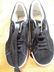 Puma The Suede Men's Shoes Size 10 Black White 181649 04 - Picture 1 of 10