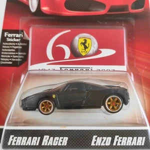 HOT WHEELS 2007 FERRARI RACER #17 ENZO FERRARI NEGRO - Imagen 1 de 4