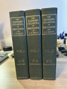 The Standard Cyclopedia of Horticulture-L.H. Bailey-Volumes 1-3**Rare** - Picture 1 of 4