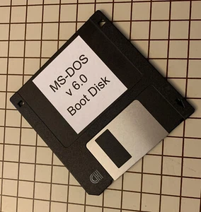 MS-DOS v 6.0 Boot Disk DOS Reproduction Disk - Picture 1 of 2