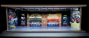 Fast N Furious V2 Theme FOR Hot Wheels 1:64 Model Diorama Garage LED Lighting! - Picture 1 of 3