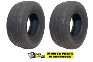 2 NEW 13x5.00x6 13x5.00-6 13 5.00 6 STRAIGHT RIBBED 2 PLY TIRES REPLACE CARLISLE - Picture 1 of 1
