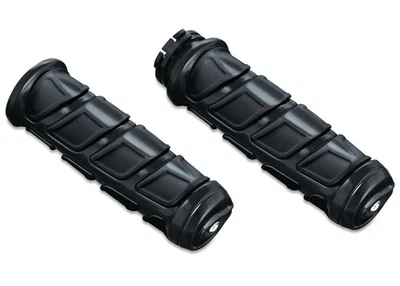 Kuryakyn Kinetic Black Handlebar Grips (6376) - Image 1 of 4