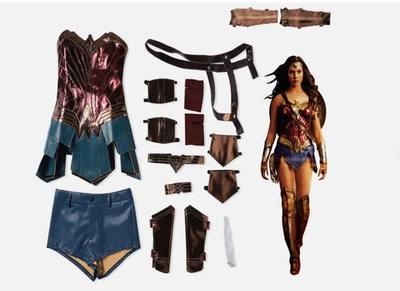 Mujer Maravilla Navidad Diana Príncipe Mujer Adulto Vestido Juegos con disfraces Disfraz de Halloween Foto 1 de 4