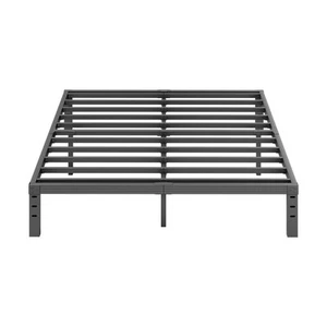 12 Inch High Metal Queen Bed Frame, Platform Bed Frame Queen Size No Box Spring - Picture 1 of 8