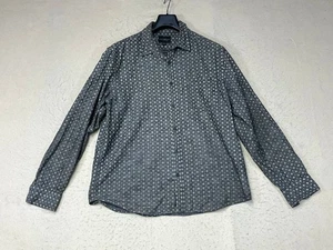 Lucky Brand Shirt 100% Cotton Button Front Long Sleeve Men's Size XL See Pics - Picture 1 of 18