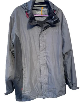 Regatta Great Outdoors Waterproof Jacket Men’s L Grey Hooded Walking Coat - Image 1 of 4