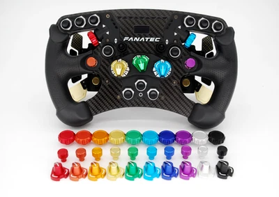 Anodized Aluminium Encoder Knobs for Fanatec Formula Wheel Rims-Laser Etched - Image 1 of 4