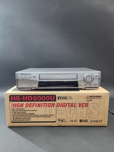 Mitsubishi HS-HD2000U D-VHS VCR Digital Alta Definición SVHS ET Hi-Fi - Imagen 1 de 9