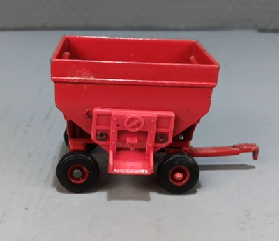 Vintage Ertl 3" Grain Cart Wagon Red - Image 1 of 4