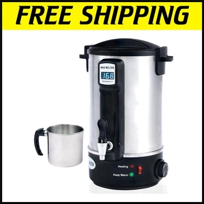 Versatile 8.45Qt Candle Wax Melter with Adjustable Temp - Ideal for DIY Projects - Image 1 of 4