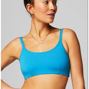 Fabletics XX-Large/1X Blue Low Impact Cross-Back Sports Bra Activewear Yoga Gym - Picture 1 of 7