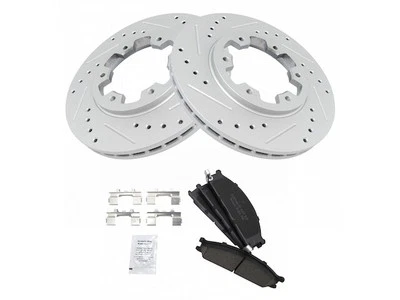 Kit de pastillas de freno y rotor delantero Nissan D21 1986-1994 33975GPSF 1990 1987 1988 Foto 1 de 2