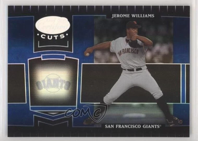 2004 Leaf Certified Cuts Marble Blue /50 Jerome Williams #166 - Image 1 of 2