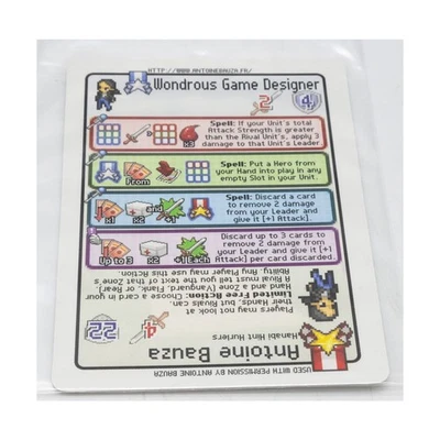 Level 99 Pixel Tactic  Pixel Tactics - Wondrous Game Designer / Antoine  Bag NM - Image 1 of 2