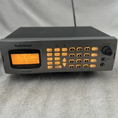 RadioShack Pro-2055 Triple Trunking Scanner Tested Works , Power Adapter - Image 1 of 4