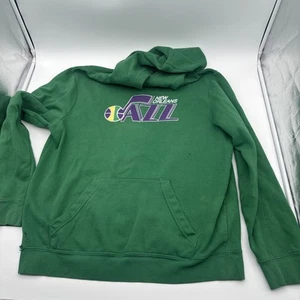 Mitchell & Ness Young Money New Orleans Jazz Green Hoodie Sweatshirt Mens L - Picture 1 of 9