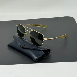 American Optical 5 1/2 Gold Filled 1/10 12K GF Vintage Aviator Sunglasses Pilot - Picture 1 of 23