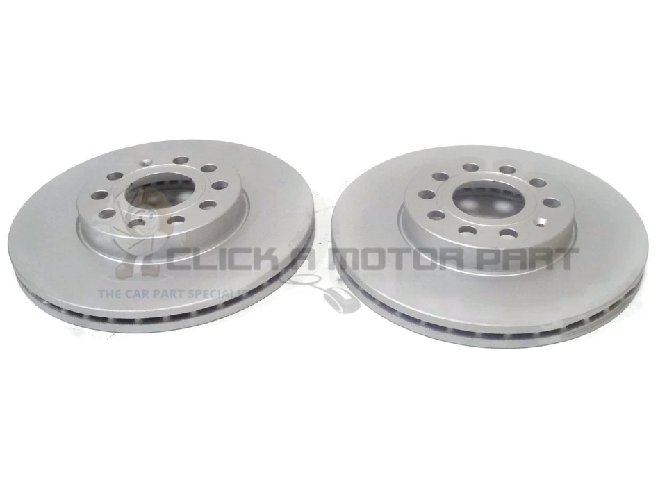 VW JETTA 1.6 TDi FRONT 2 BRAKE DISCS SET (MODELS WITH FRONT 280MM DISCS ONLY) - Image 1 of 1