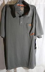 NWT All Hail Performance Gray Rugby Polo Shirt Men's XL - Picture 1 of 5