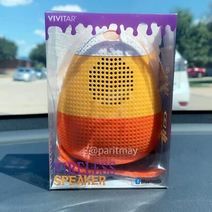 Target Bullseye 2023 VIVITAR Candy Corn Shaped Wireless Bluetooth Speaker (NIB) - Picture 1 of 1