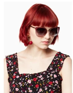 Kate Spade GENICE 0LHF Burgundy Gradient Sunglasses - Picture 1 of 4