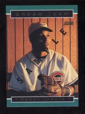 Barry Larkin  1993 Score DREAM TEAM SAMPLE #5 Cincinnati Reds - Image 1 of 2