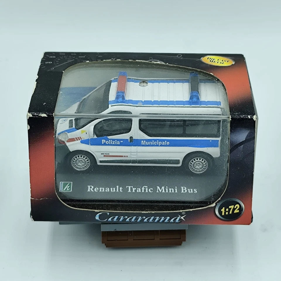 MODELLINO CARAMA 1/72 RENAULT TRAFIC MINI BUS POLIZIA MUNICIPALE - Immagine 1 di 1