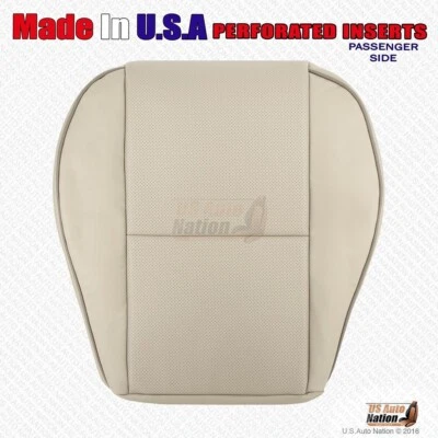2001 to 2005 FITS Lexus IS300 PASSENGER Bottom Perforated Leather Seat Cover Tan - Image 1 of 4