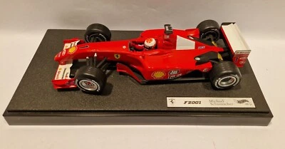 F21-AH F2001 Michael Schumacher Hot Wheels Racing Ferrari Formula 1 Mattel modello - Immagine 1 di 4