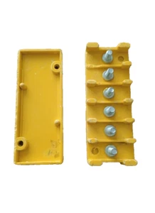Electrical Junction Box, Insulation Sturdy Junction Box with 6 Nuts for Electric - Picture 1 of 5
