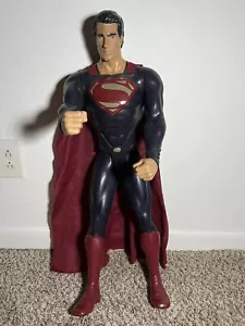 Superman Action Figure W/ Cape, Large 31" Tall, Jakks Pacific, Pre-Owned - Picture 1 of 10
