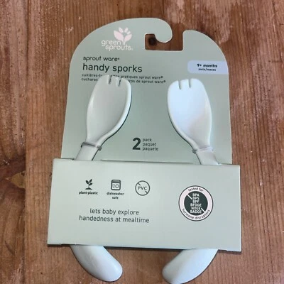 Green Sprouts Handy Sporks 9+ meses paquete de 2 Foto 1 de 2