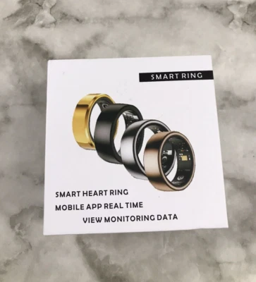 Smart Rings BLACK Size 13 STAINLESS STEEL Android 5.0+ or Apple iOS 10.0+ - Image 1 of 4