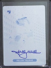 2013 Topps Finest Cyan Printing Plate Autograph #RA-SM Shelby Miller No 1 of 1