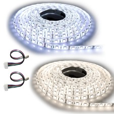 NINETEC 5m Stripe 60 LED pro Meter Warmweiß oder Kaltweiß