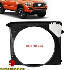 Front Radiator Fan Shroud 3.5L W/Tank For 2016-2023 Toyota Tacoma - Picture 1 of 6