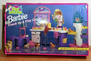 Barbie Checkup And Play Center Pet Doctor Mattel Toy Doll Sets - Picture 1 of 12