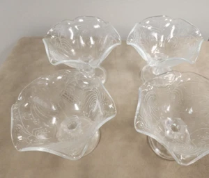 Southern Living at Home Victoria Pressed Glass Compotes Bowls Set of 4 - Picture 1 of 3