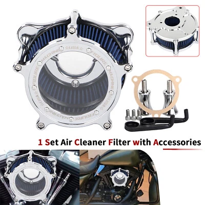 Filtro de admisión azul filtro de aire Clarity para Harley Touring 2008-2016 Road Glide Foto 1 de 4