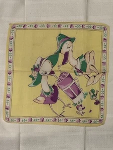 Bebida de verano vintage para niños Hankie para dos 8 1/2" x 8 1/2" - Imagen 1 de 6