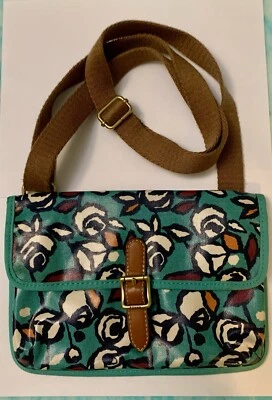 FOSSIL PVC Lona Recubierta MINI LLAVE-PER Delgado Ajustable BOLSO BANDOLERA SL4139-XPO Foto 1 de 4