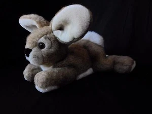"Peluche animal de peluche marrón beige Bunny Rabbit Aurora 9" - Imagen 1 de 7